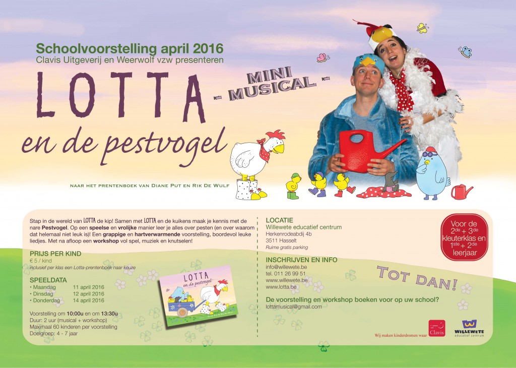 flyer_Lotta musical_schoolvoorstelling